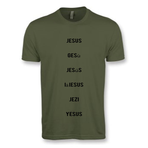 Jesus Language - Mens Fitted Crew T-shirt