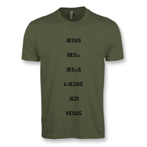 Jesus Language - Mens Fitted Crew T-shirt